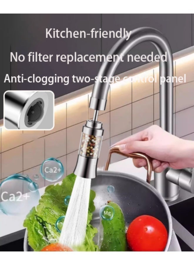 Joybos Sink water filter faucet, high-efficiency water-saving faucet water purifier - Six-stage filtration, universal 360-degree rotating sink filter, splash-proof kitchen filter, reversible cleaning - No filter cartridge replacement required, suitable for kitchen and bathroom faucets (compatible with 22mm interface) - Image 4